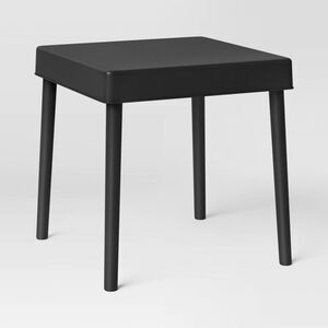 Room Essentials -  Outdoor Patio Square Accent Table  Black